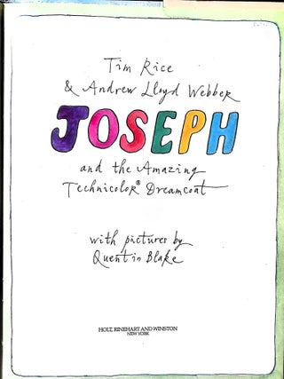 Joseph and the Amazing Technicolor Dreamcoat.