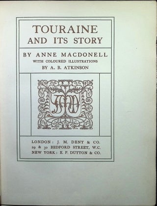 Touraine and Its Story