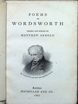Poems of Wordsworth chosen and edited by Matthew Arnold