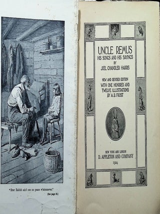 Uncle Remus: His Songs and His Sayings