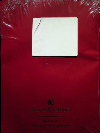 Item #4534 Bauman Rare Books Fine New Acquisitions. Bauman Rare Books