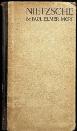 Item #4563 Nietzsche. Paul Elmer More