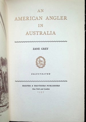 An American Angler in Australia