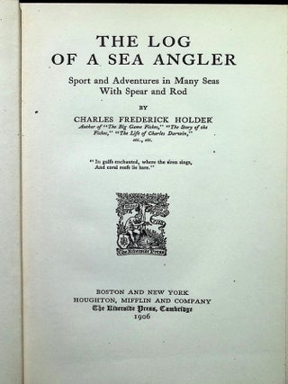 The Log of a Sea Angler