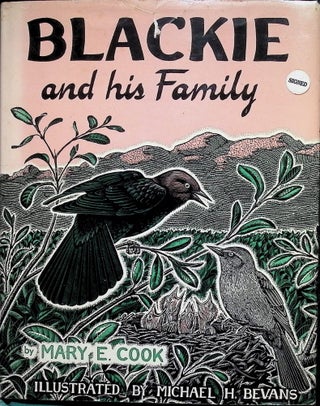 Item #4744 Blackie and His Family (Signed). Mary E. Cook