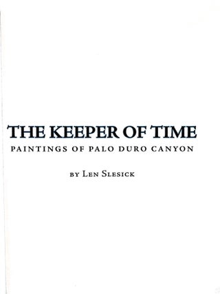 The Keeper of Time: Paintings of Palo Duro Canyon