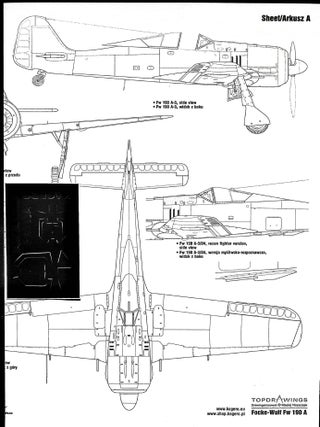 Focke-Wulf FW 190 A (with decals)