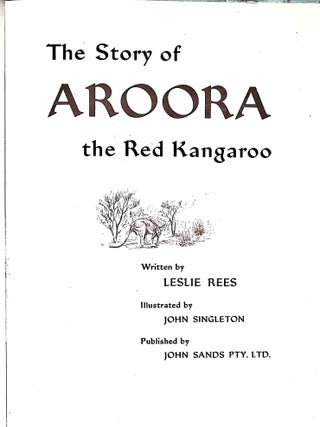 The Story of Aroora, the Red Kangaroo