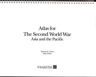The West Point Atlas For The Second World War Asia and the Pacific