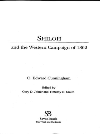 Shiloh and the Western Campaign of 1862