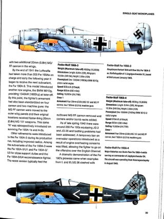 German Fighter Aircraft of World War II: 1939-45
