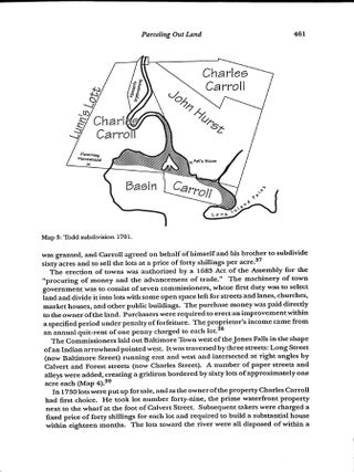 Parceling Out Land in Baltimore, 1621-1796