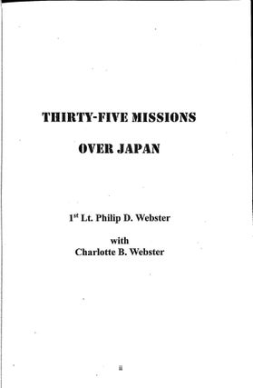 Thirty-Five Missions Over Japan