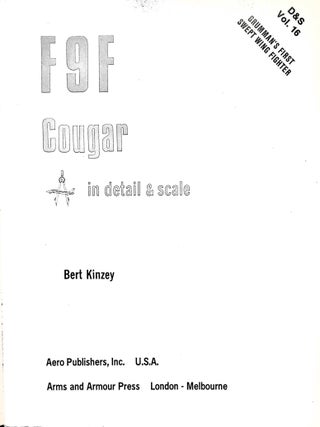F-9F Cougar in Detail and Scale