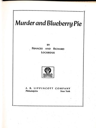 Murder and Blueberry Pie