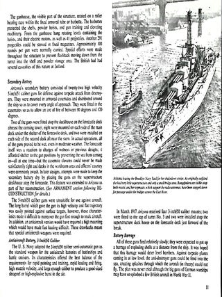 USS Arizona (BB 39) Ship's Data: A Photographic History
