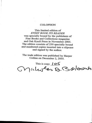 Every Book Its Reader: The Power of the Printed Word to Stir the World (Signed)
