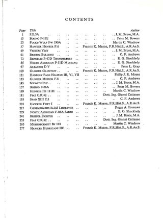Aircraft in Profile, Volume One (Nos. 1-24)