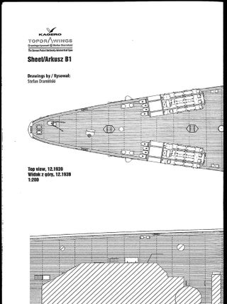 The German Pocket Battleship Admiral Graf Spee (with 3 fold-outs)