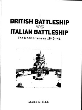British Battleship vs Italian Battleship