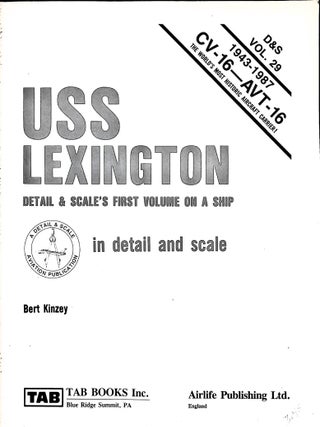 USS Lexington in detail & scale - D&S Vol. 29