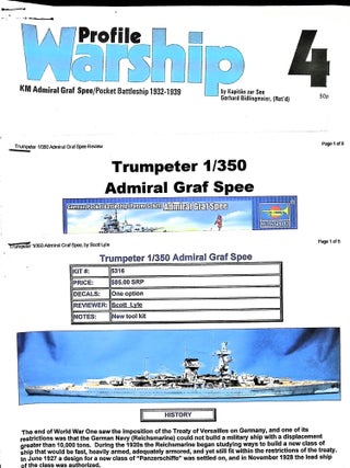 Pocket Battleship: The Admiral Graf Spee