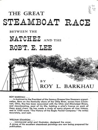 The great steamboat race between the Natchez and the Rob't. E. Lee