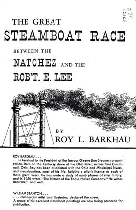 The great steamboat race between the Natchez and the Rob't. E. Lee