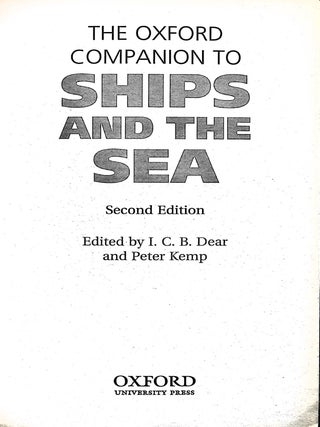 The Oxford Companion to Ships and the Sea