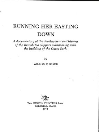 Running Her Easting Down
