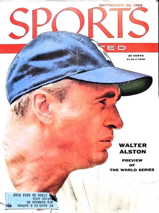 Item #5492 Sports Illustrated September 26, 1955 Walter Alston Brooklyn Dodgers Cover