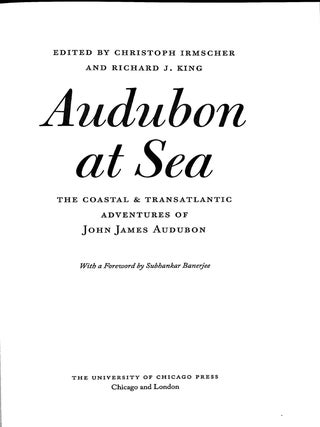 Audubon at Sea: The Coastal and Transatlantic Adventures of John James Audubon