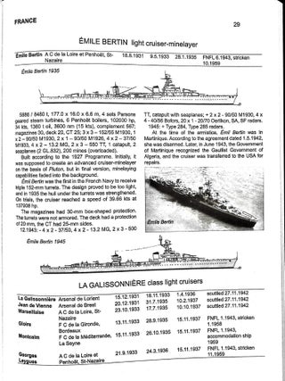 Fighting ships of World War Two 1937 - 1945. Volume V. France (Navypedia Reference)