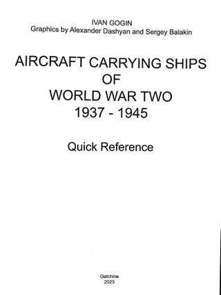 Aircraft carrying ships of World War Two (Navypedia Reference)