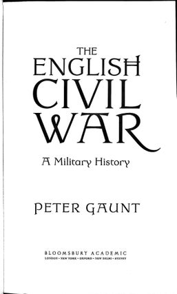 The English Civil War: A Military History
