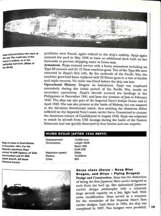 Imperial Japanese Navy Aircraft Carriers 1921-45