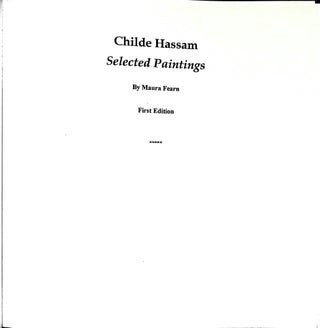 Childe Hassam: Selected Paintings