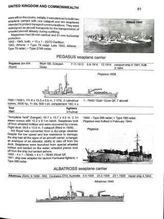Fighting ships of World War Two 1937 - 1945. Volume I. United Kingdom and Commonwealth (Navypedia reference)