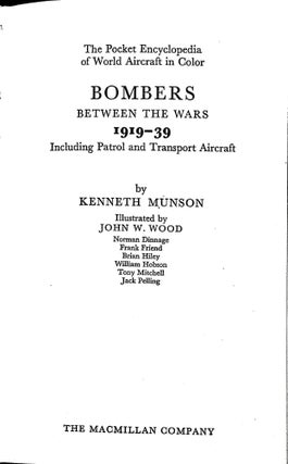 Bombers: Between the Wars 1919-39: Including Patrol and Transport Aircraft
