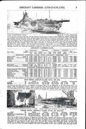 The Ships And Aircraft Of The U.S. Fleet; Fahey's Sixth, Seventh and Eighth Editions