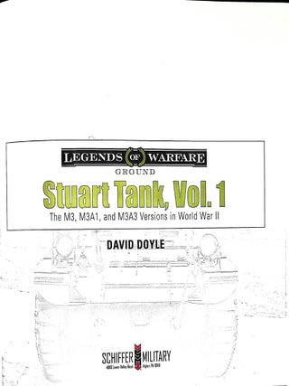 Stuart Tank, Vol. 1: The M3, M3A1, and M3A3 Versions in World War II