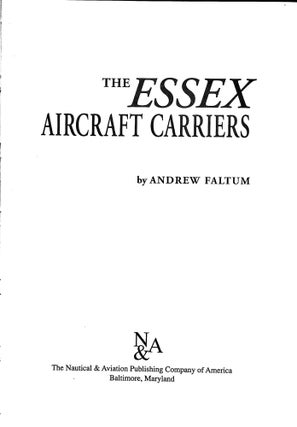 The Essex Aircraft Carriers