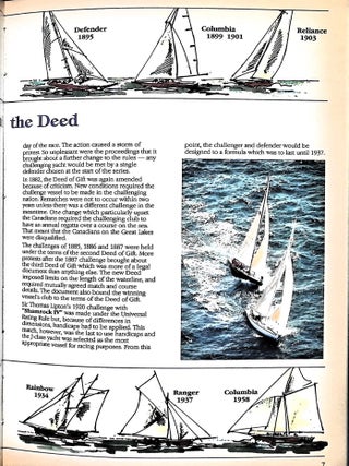 The Encyclopedia of The America's Cup in Stamps (With signed Dennis Connor letter)