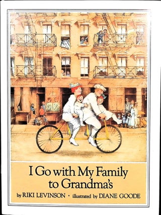 Item #5931 I Go with My Family to Grandma's (Signed). Riki Levinson