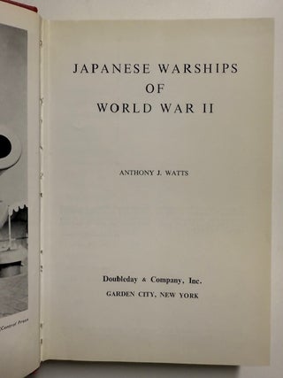 Japanese Warships Of World War II