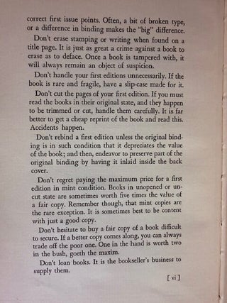 American First Editions and their prices.