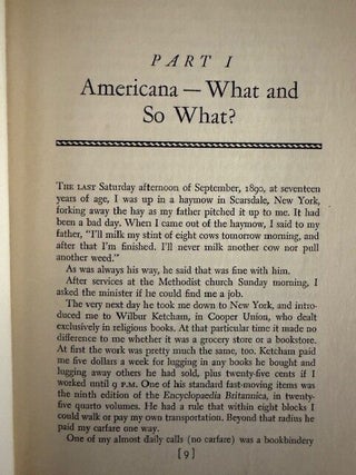 The Adventures of a Treasure Hunter: A Rare Bookman in Search of American History