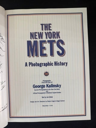 The New York Mets: A Photographic History (Signed)