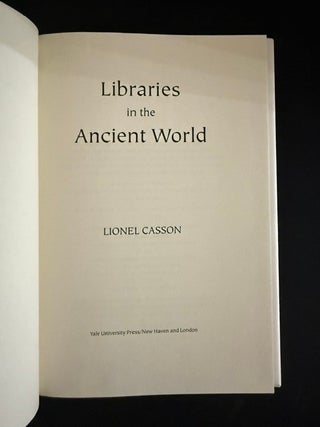 Libraries In The Ancient World