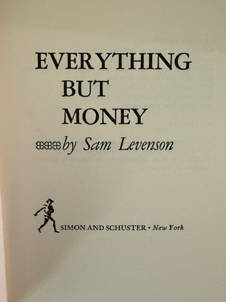 Everything But Money (Signed)